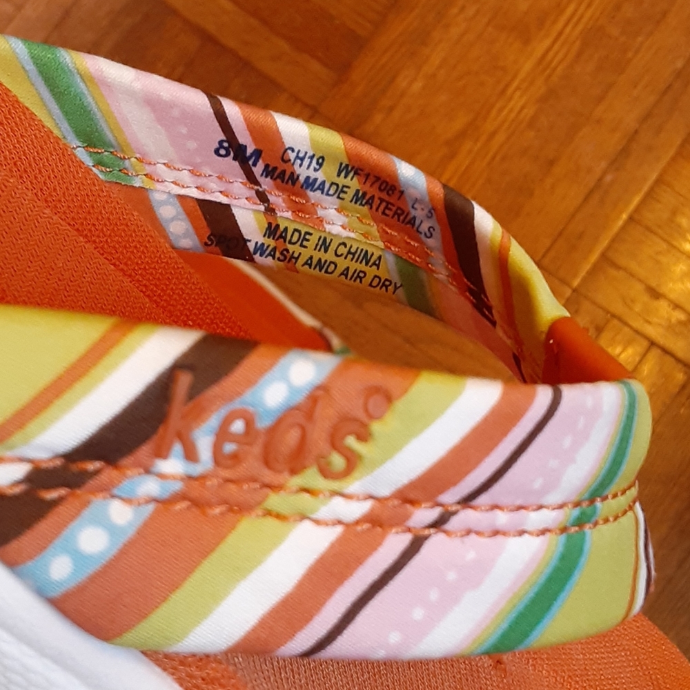 New Keds 8M Thong Sandals striped WF17081 - Picture 6 of 8